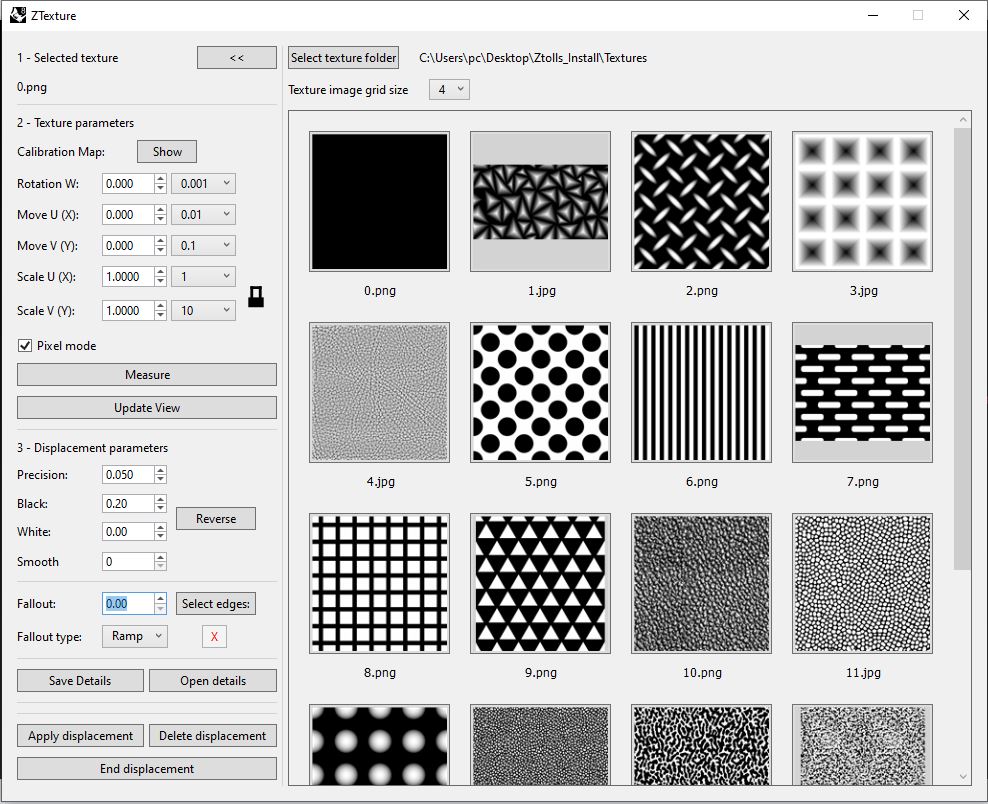 ZTexture window